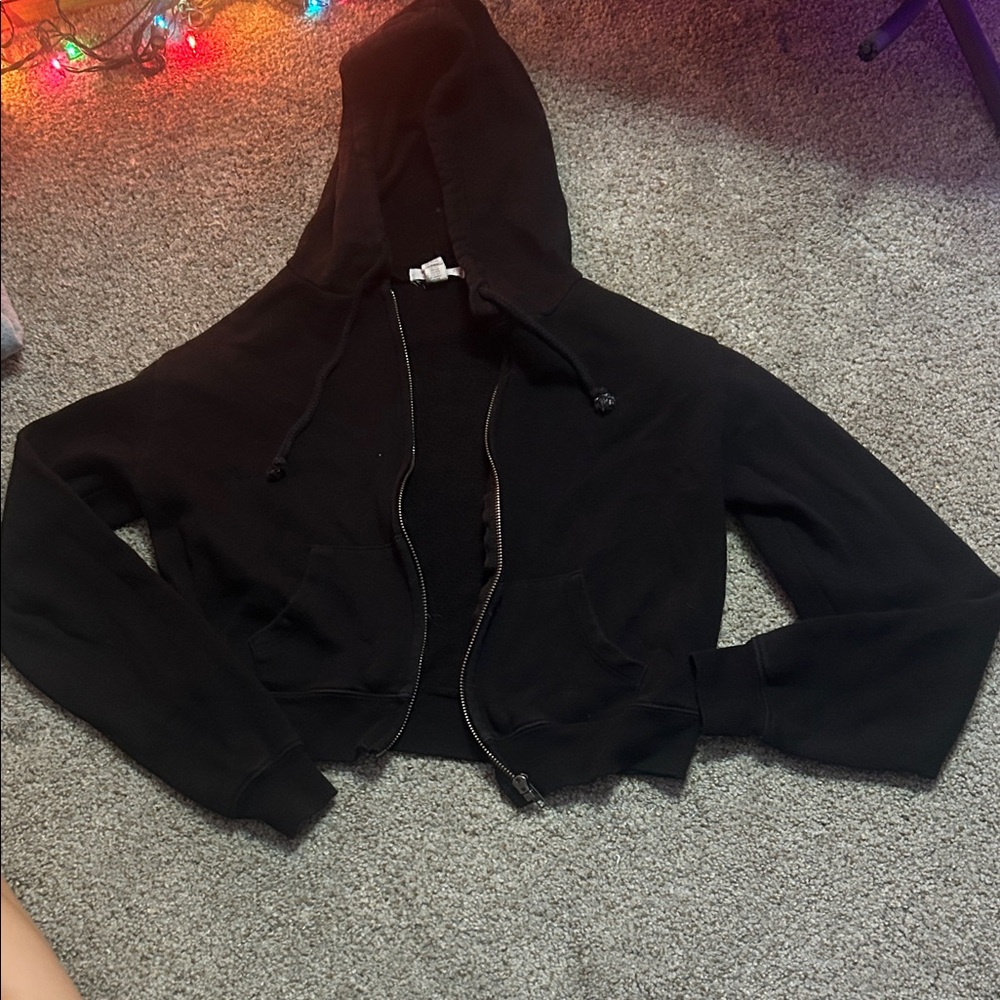 Tilly's Black Zip-Up Hoodie Jacket